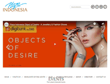 Tablet Screenshot of plazaindonesia.com